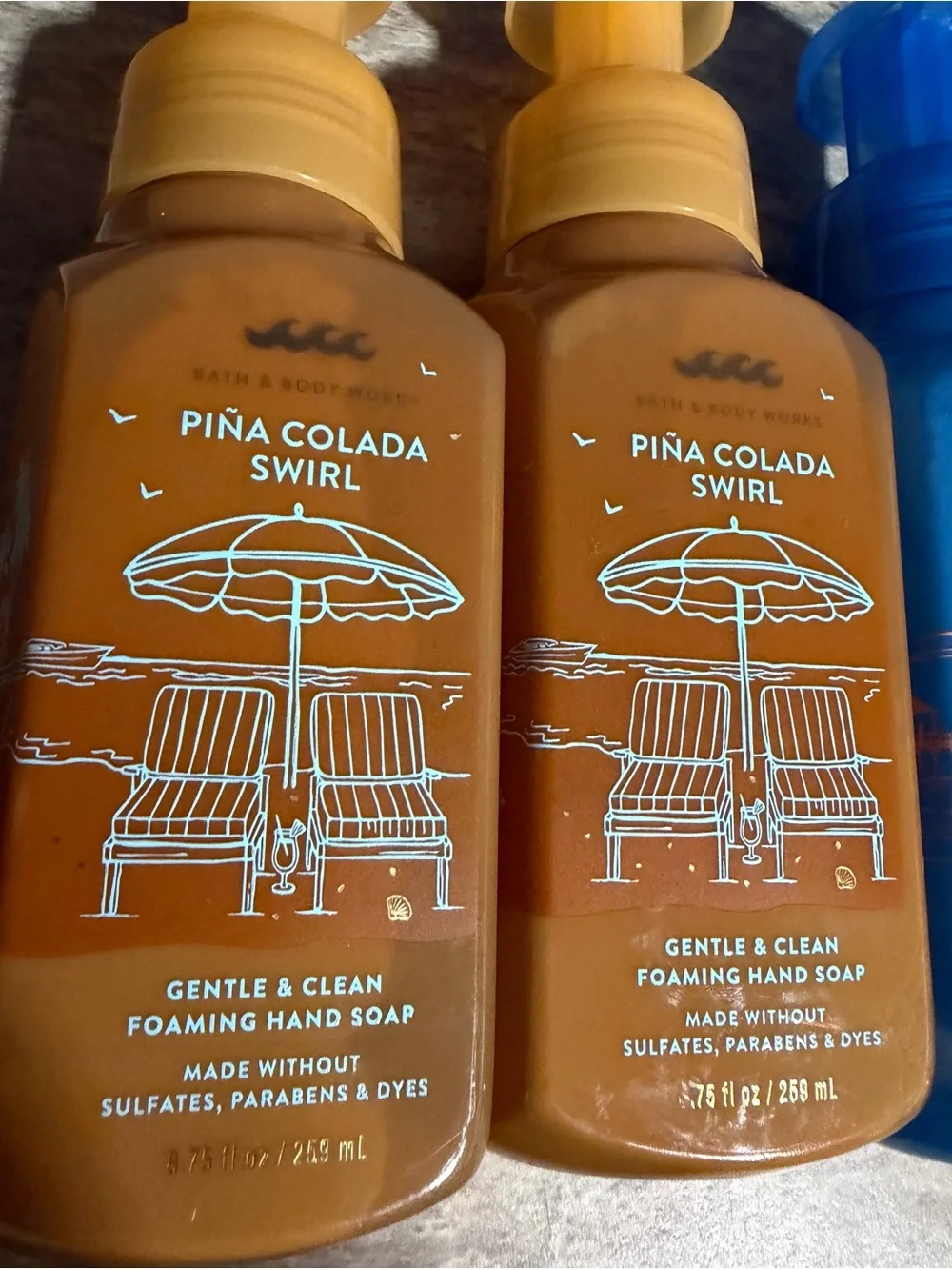 Bath & Body Works 2-Pina Colada Swirl, 1-Endless Weekend, Cereal Milk Hand Soaps
